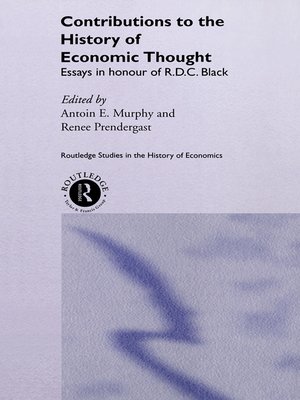 cover image of Contributions to the History of Economic Thought